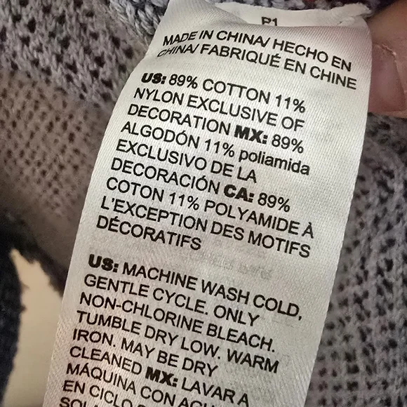 Chico's Blue Knit Double Breasted Coatigan - Picture 3 of 7